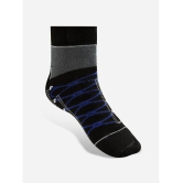 Texlon Cotton Mens Printed Multicolor Ankle Length Socks ( Pack of 5 ) - Multicolor