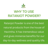 Havintha Ratanjot Powder (Root) Use for Hair Fall, Hair Growth, Skin Burns (100 g)