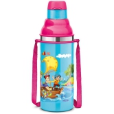 Milton Kool Stunner 400 Insulated Inner Steel Water Bottle for Kids, 400 ml, Blue - Blue