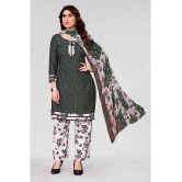 Anand Unstitched Crepe Printed Dress Material - Green ( Pack of 1 ) - Green