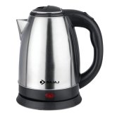 Bajaj KTX 1.8 Liter DLX Electric Kettle | 1500W Kettle with Stainless Steel Body | Cordless Operation | Auto Shut-Off Mechanism | 2-Year Warranty | Black |800 Watts