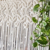 MACRAME ROPE CURTAIN-Ivory / 2