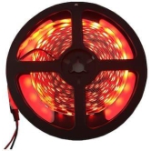 Waterproof LED Strip Lights (5 Meter) + DC 12V Adapter. (Red Colour)