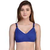 Desiprime Poly Cotton Everyday Bra - Blue Single - 36B