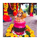 PAYSTORE Resin Lord Hanuman Idol ( 5 cm )