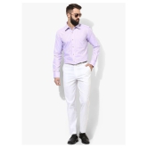 Hangup White Regular -Fit Trousers - None