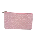 :Double Zipper Velvet Pencil Case set of 3