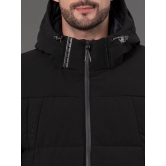 RedTape Hooded Jacket for Men | Padded & Detachable Hood | Enhanced Comfort