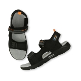 Campus Black Synthetic Floater Sandals - None