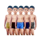 HAP Boys Cotton Trunks | Pack of Five |Innerwear /boxer /Drawer /Outer Elastic - None