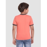 Neo Garments - Orange Cotton Boys T-Shirt ( Pack of 1 ) - None