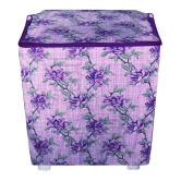 E-Retailer Single Polyester Purple Washing Machine Cover for Universal 8 kg Semi-Automatic - Purple