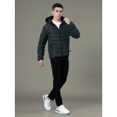 RedTape Hooded Jacket for Men | Padded & Water Resistant Finish | Enhanced Comfort