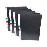 Kataria Plastic Tough Durable 2D Ring Binder Board Box File -A4 Size (Black) -Pack of 4  (Set Of 4, Black)