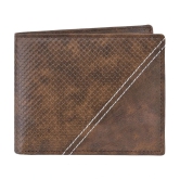 GEEO - Brown Faux Leather Mens Two Fold Wallet ( Pack of 1 ) - Brown