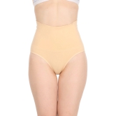 Womens Tummy Tucker Control Power Shaper Shapewear Premium Quality Product White-L / Cotton / Beige