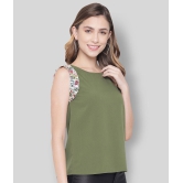 ALL WAYS YOU - Olive Polyester Womens Regular Top ( Pack of 1 ) - S