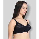 KYODO - Black Cotton Blend Non - Padded Women's Everyday Bra ( Pack of 1 ) - 36B, Black