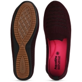 Aqualite Maroon Womens Slip On - None