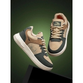 ASIAN THUNDER-07 Beige Mens Sneakers - None