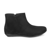 Commander - Black Womens Ankle Length Boots - None