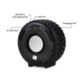 COREGENIX TYRE 10 W Bluetooth Speaker Bluetooth V 5.1 with USB,SD card Slot Playback Time 10 hrs Black - Black