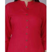 Doriya Pink Rayon A-line Kurti - Single - None