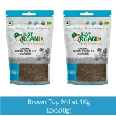 Just Organik Brown top Millet 1 kg (2 x 500g)