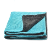 Auto Hub Blue 1200 GSM Drying Towel For Automobile ( Pack of 1 )