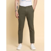 Dennis Lingo Olive Slim Chinos ( Pack of 1 ) - None