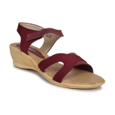 Ajanta - Maroon Women''s Sandal Heels - None