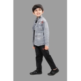 DKGF Fashion - Light Grey Cotton Blend Boys Shirt & Pants ( Pack of 1 ) - None