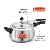 LEORON HANDI 5 L Aluminium InnerLid Pressure Cooker Without Induction Base