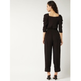 Zima Leto - Black Rayon Regular Fit Womens Jumpsuit ( Pack of 1 ) - None