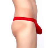 La Intimo Polyester Mens Thongs ( Red ) - 70 - 75 Cms