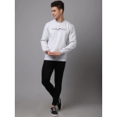 Rodamo Men Grey Printed Sweatshirt