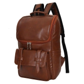 Leather World Tan Leather College Bag