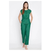 Clovia Rayon Nightsuit Sets - Green Pack of 2 - L