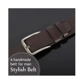 Loopa Brown PU Formal Belt - 38