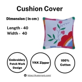 HugsnRugs - Multi Set of 1 Cotton Square Cushion Cover - Multi