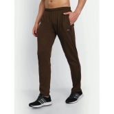 Zeffit - Coffee Cotton Blend Mens Trackpants ( Pack of 1 ) - None