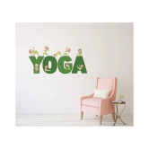 Asmi Collection Kids Doing Yoga Religious & Inspirational Sticker ( 35 x 75 cms )