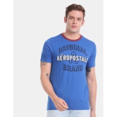 Aeropostale - Cotton Regular Fit Blue Men's T-Shirt ( Pack of 1 ) - None