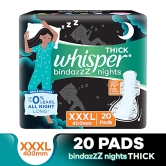 Whisper Bindazzz Nights Xxxl, 4 Pads