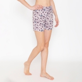 Printed Lounge Shorts For Women Assorted S