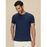 XYXX Cotton Regular Fit Solid Half Sleeves Mens T-Shirt - Navy ( Pack of 1 ) - None