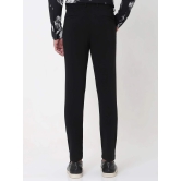 Black Ankle Length Stretch Chinos Trouser