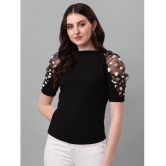 Sheetal associates - Black Polyester Women''s Regular Top ( Pack of 1 ) - None