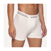 Omtex - White Nylon Mens Trunks ( Pack of 1 ) - None