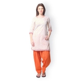 Women White Patiala Pants